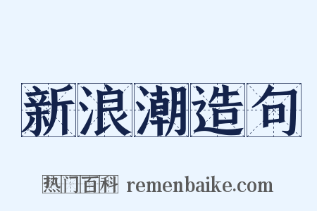 新浪潮造句是什么意思的图片